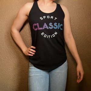 Flirtitude Active | Racerback Tank Top Graphic